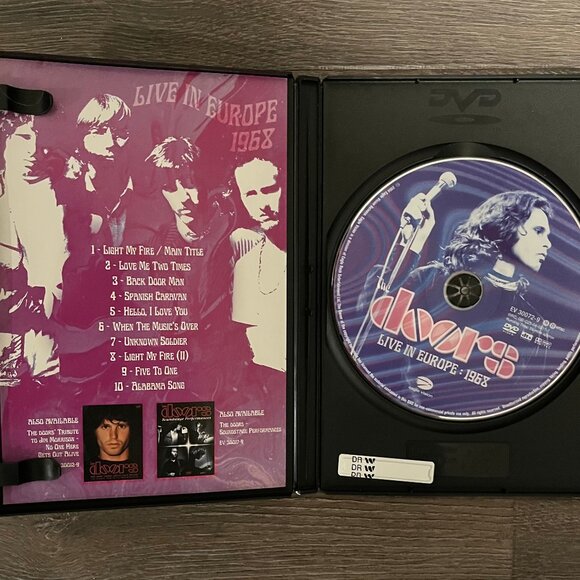 The Doors Live In Europe 1968 (DVD 2004) - Picture 3 of 3